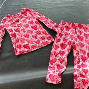3-4T Heart Print posh peanut lounge